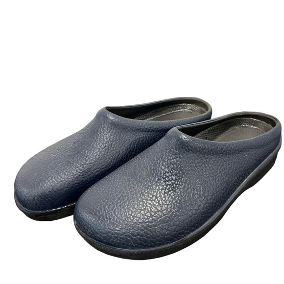 Klogs Navy Slip Resistant Womens Size 9 Slip On Gardening Mules Clogs Slip - Picture 1 of 13